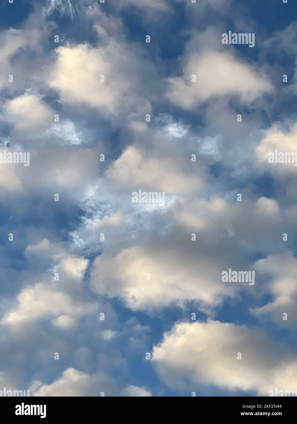 Morning cloud formation above Brooklyn, New York. Stock Photo