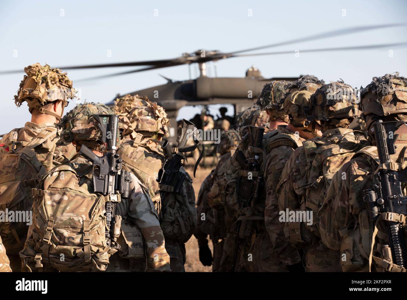 U.S. Army Soldiers assigned to 1st Battalion, 502nd Infantry Regiment ...