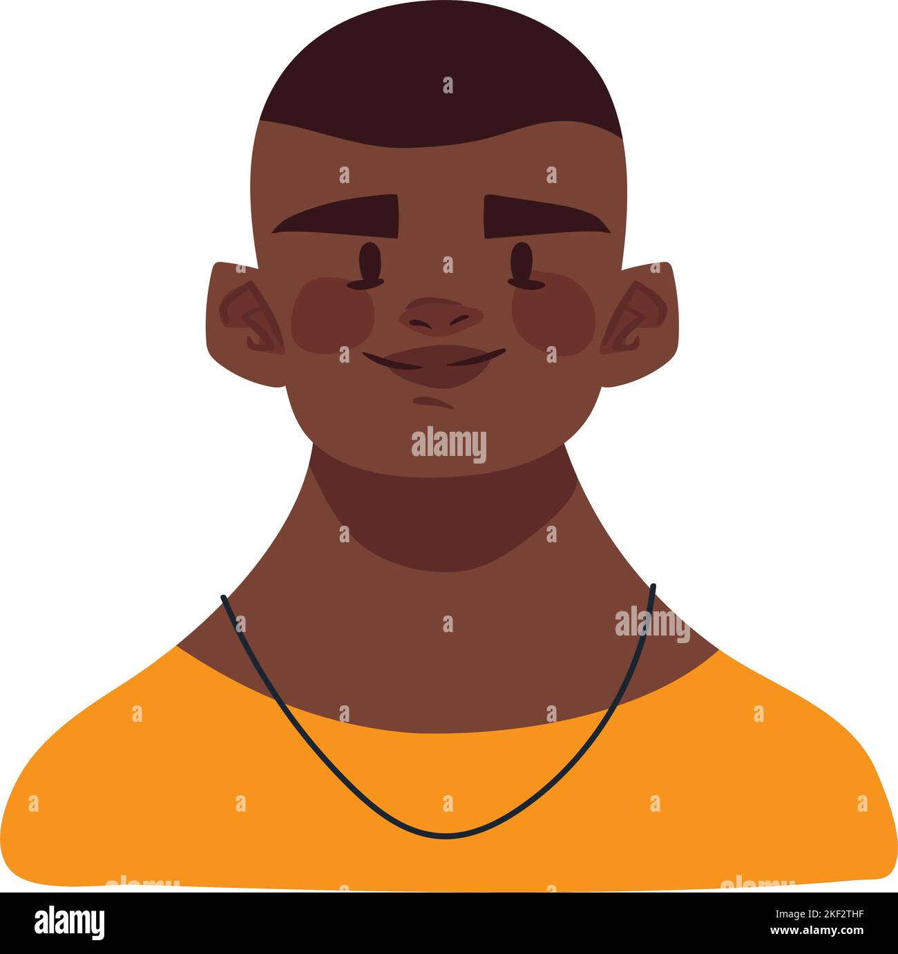 happy afro man avatar Stock Vector Image & Art - Alamy