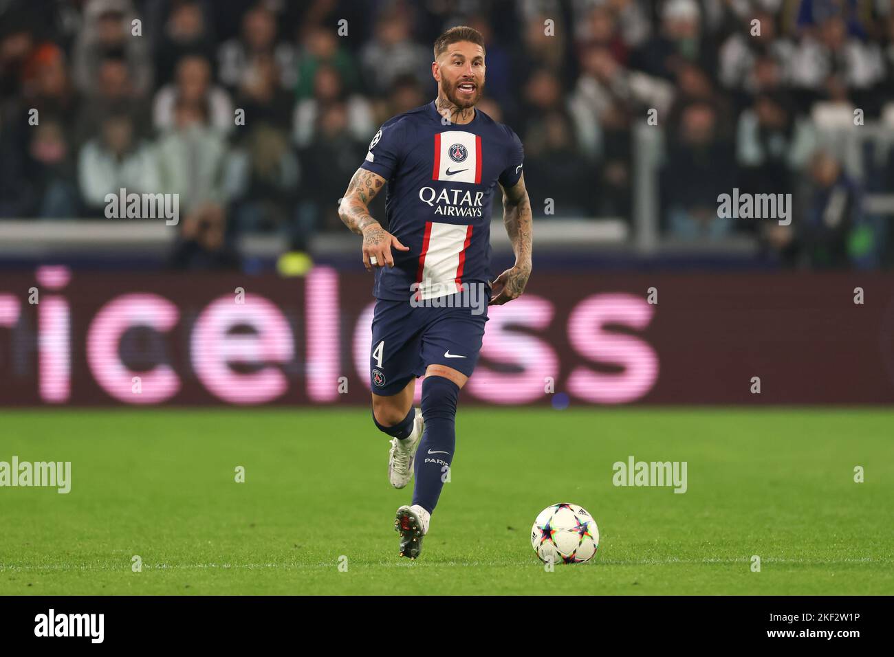 Munich, Germany. 8th Mar, 2023. Sergio Ramos of PSG during the UEFA  Champions League match at Allianz Arena, Munich. Picture credit should  read: Jonathan Moscrop/Sportimage Credit: Sportimage/Alamy Live News Stock  Photo 