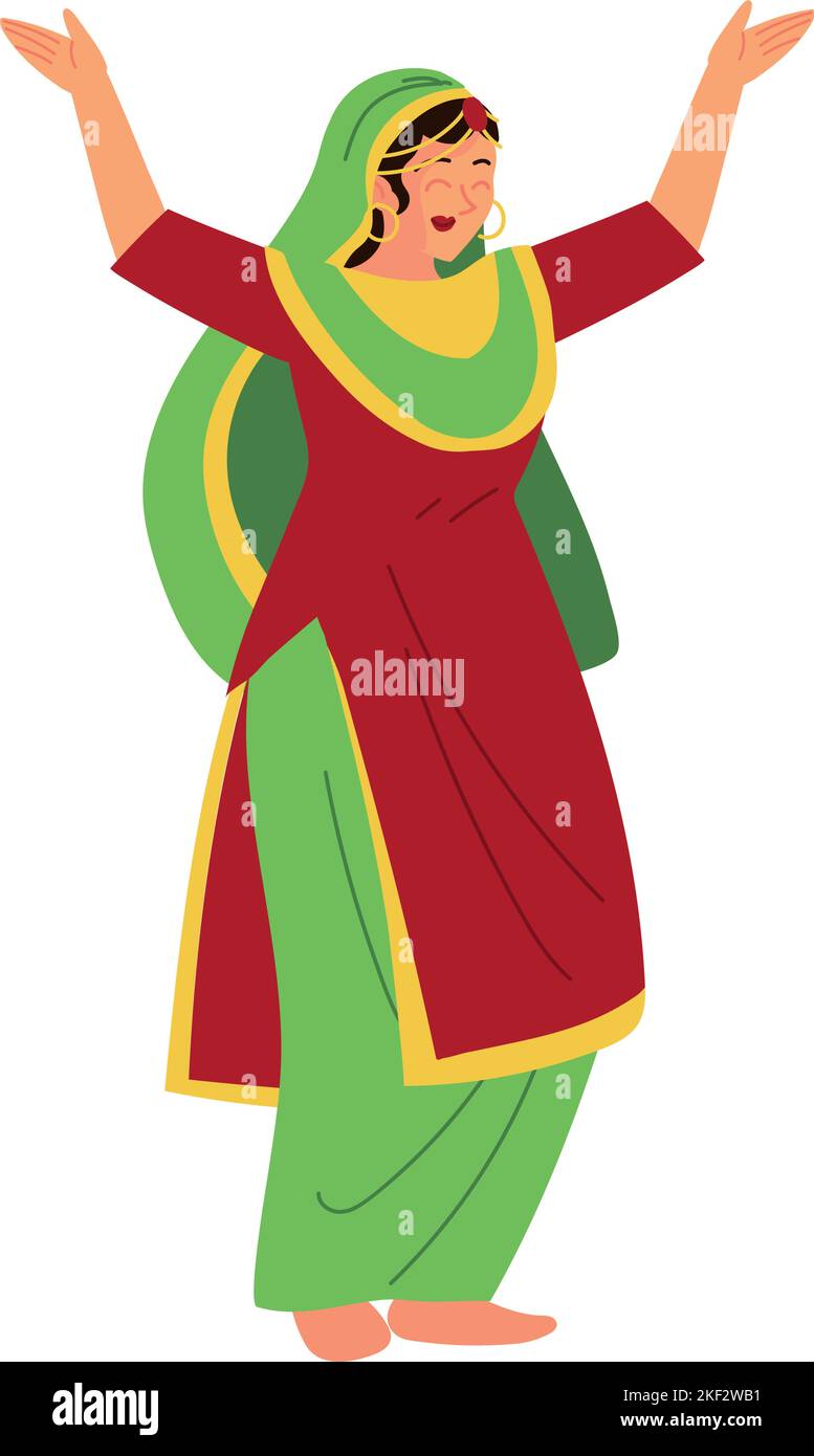 indian woman traditional clothes Stock Vector Image & Art - Alamy