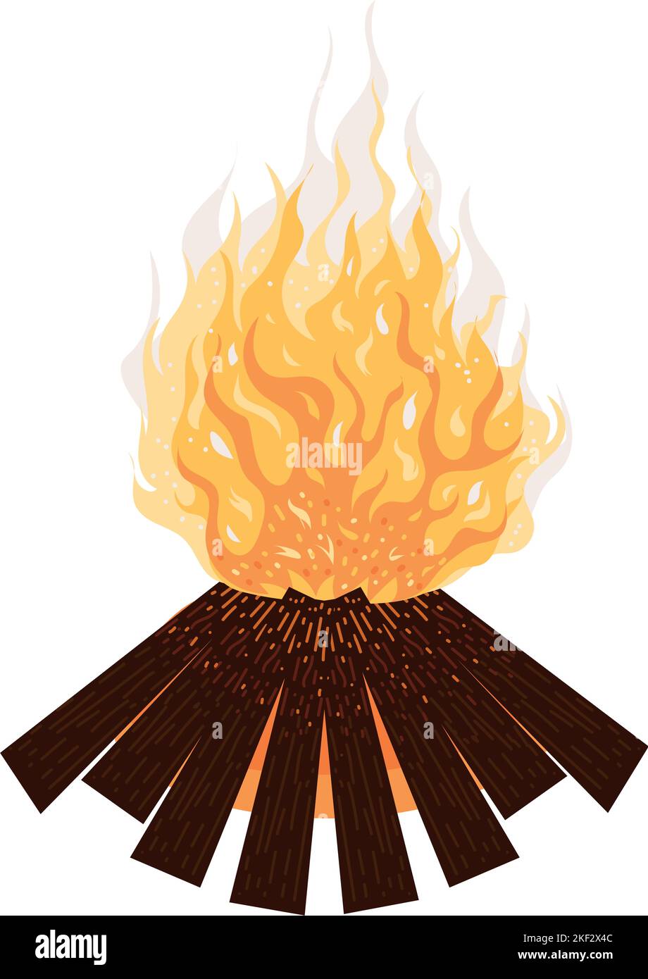 burning bonfire icon Stock Vector Image & Art - Alamy