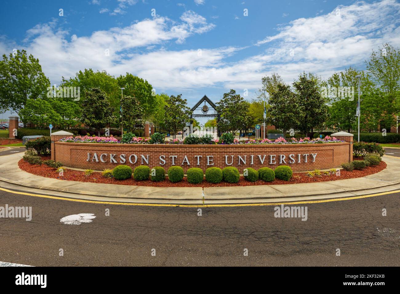 Jackson, MS - April 12, 2022: Jackson State University located in Jackson, MS Stock Photo