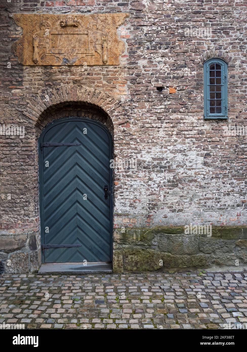 Doorway at Akershus Fortress, Oslo, Norway, Scandinavia, Europe. Stock Photo