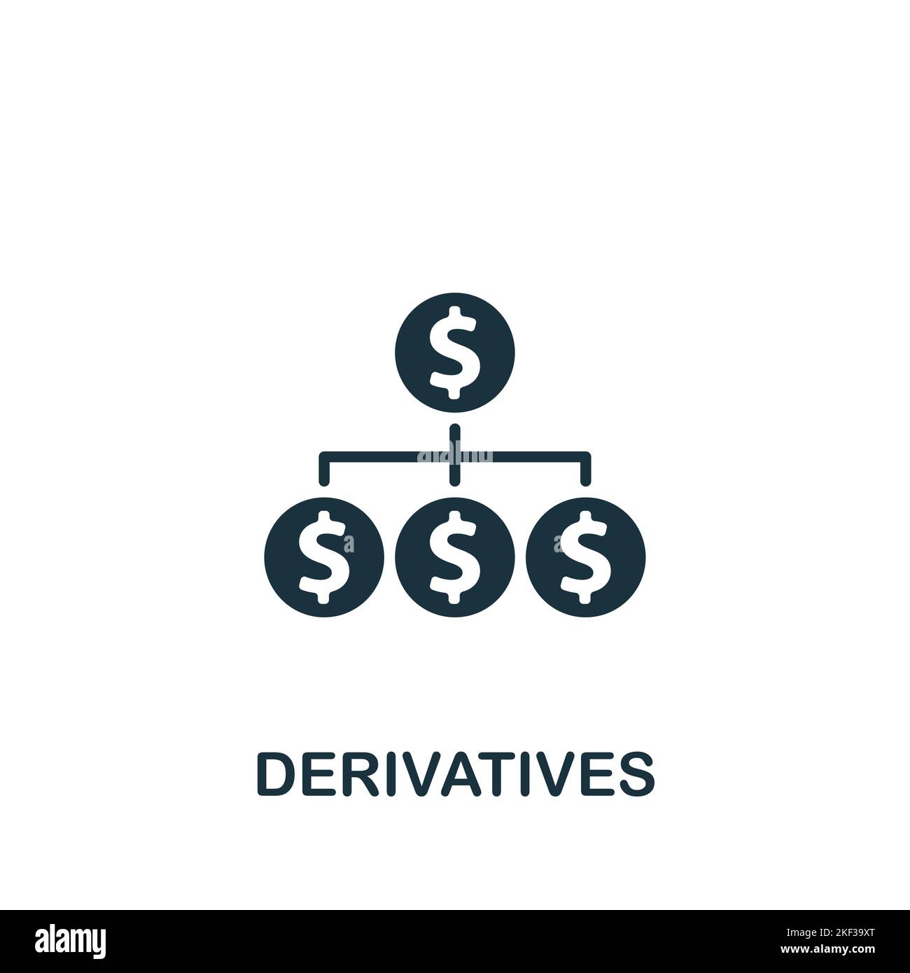 Derivatives Icon Monochrome Simple Policy Icon For Templates Web Design And Infographics Stock