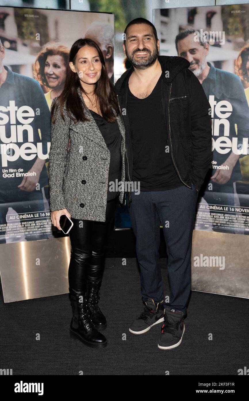Ibrahim Maalouf and dis wife Hiba Tawaji attend the Reste Un Peu