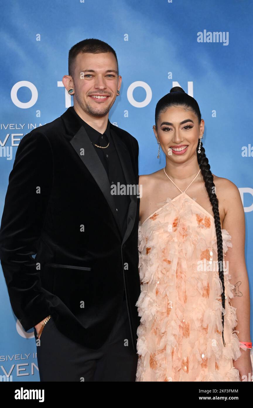 Los Angeles, USA. 15th Nov, 2022. Matt Yocum & Guest at the premiere