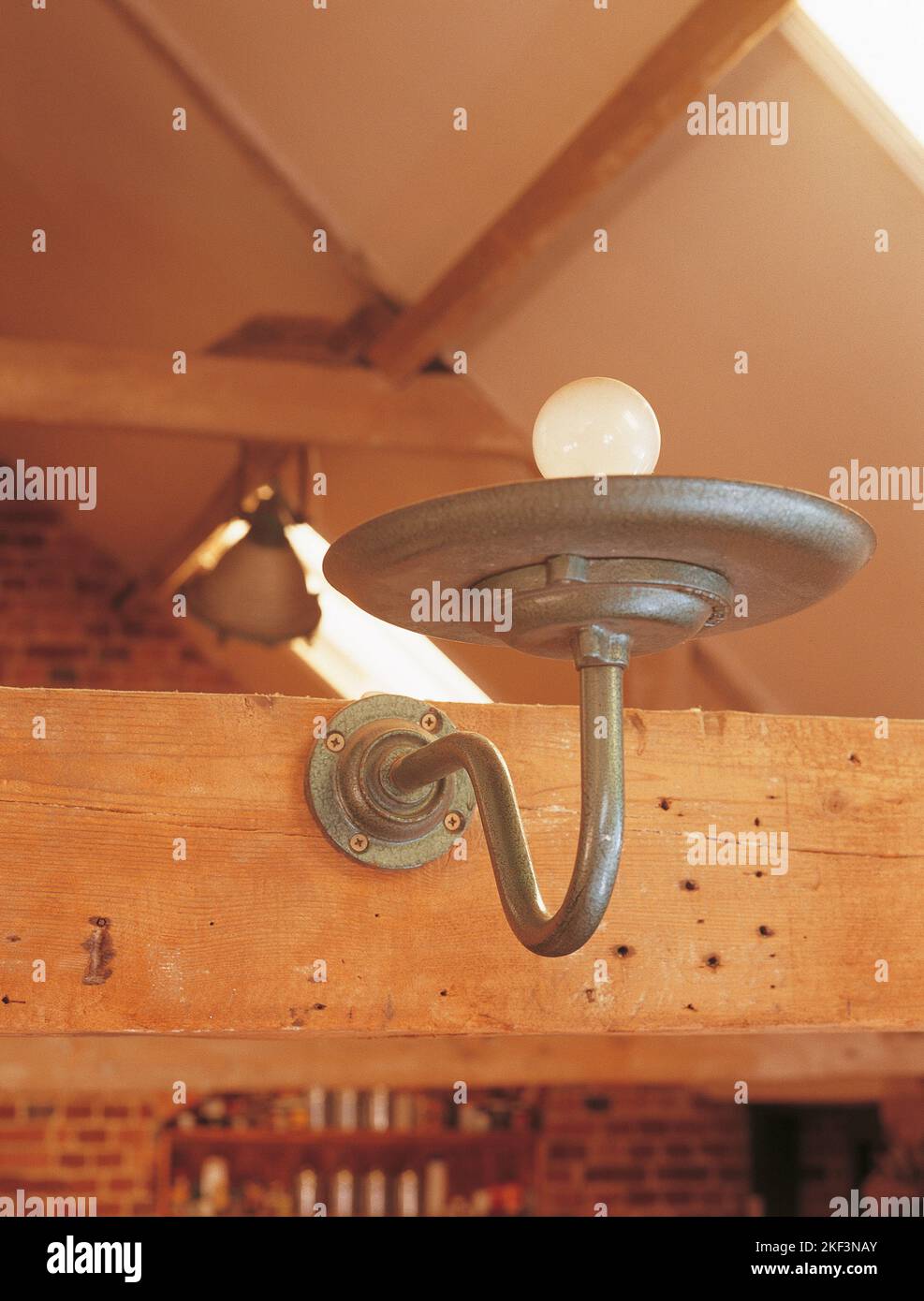 A transformed old street lamp Stock Photo