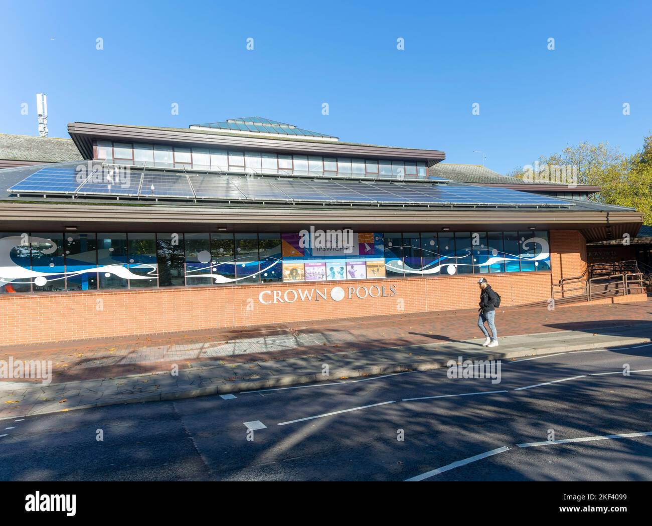 Crown Pools swimming pool and fitness centre building, Ipswich, Suffolk