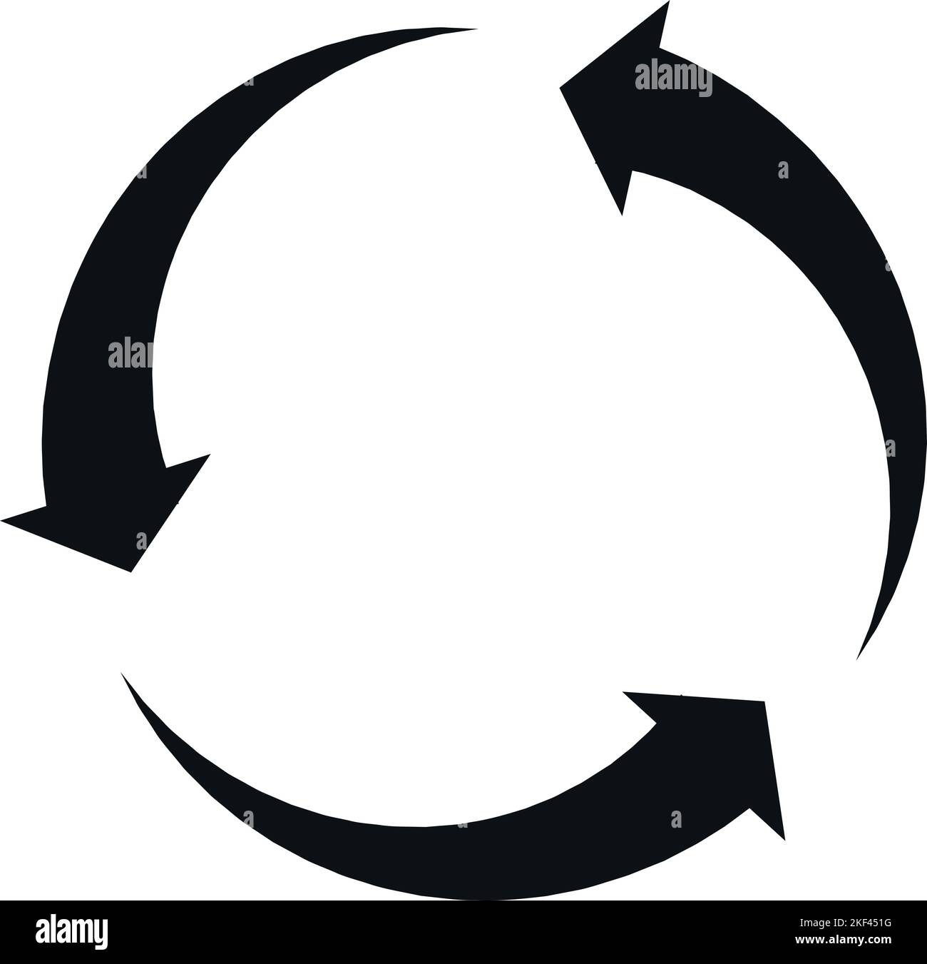 3 arrows circle Black and White Stock Photos & Images Alamy