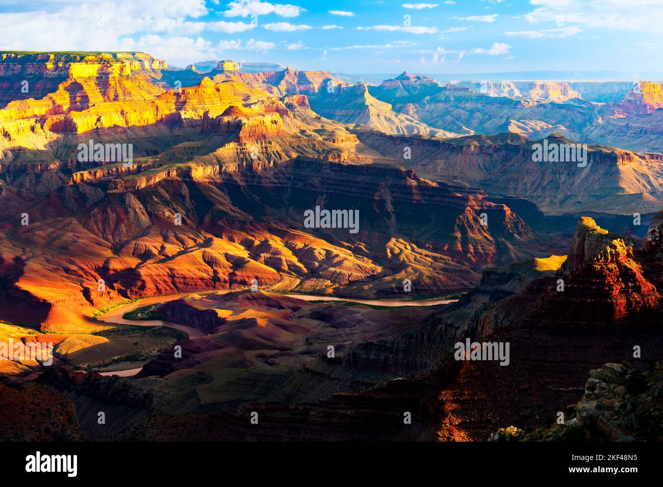 Morgen am Lipan Point, Colorado River, Grand Canyon South Rim, Süd Rand, Arizona, USA, Nordamerika Stock Photo