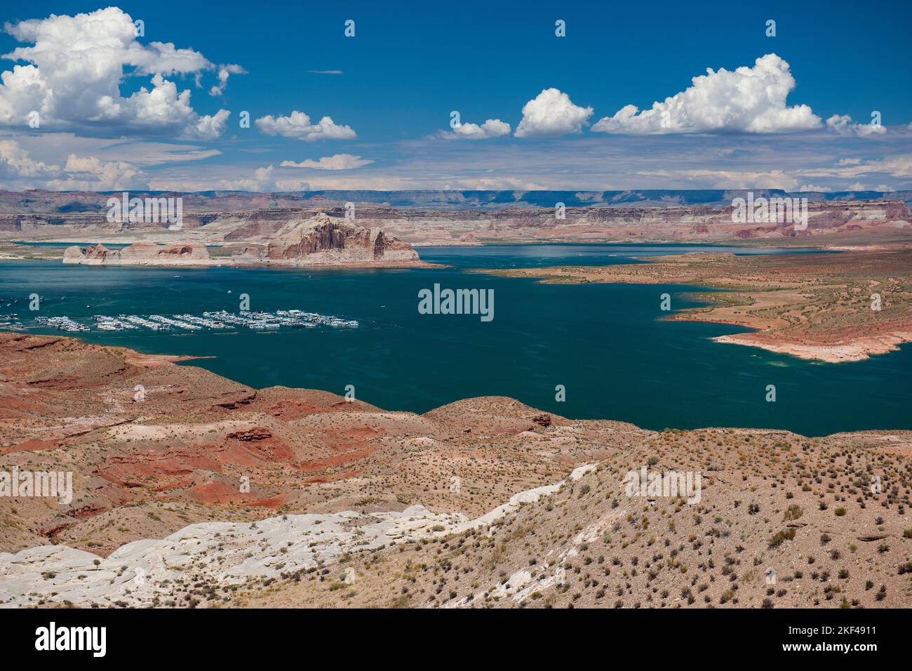 Lake Powell, Wahweap Marina, Arizona, USA, Nordamerika Stock Photo Alamy