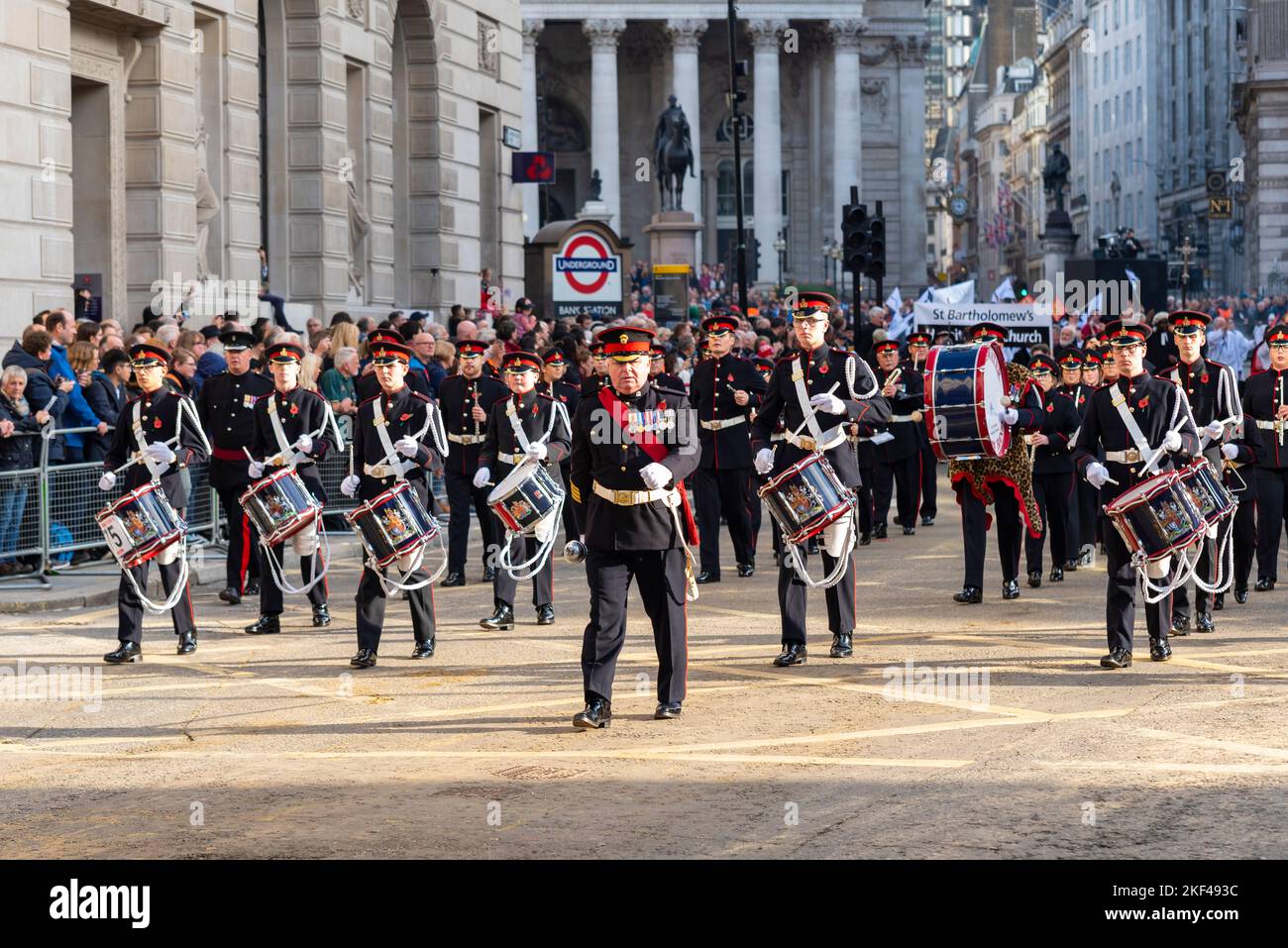 Kellswater Flute Band at the Lord Mayor's Show parade 2022 in the City of London, UK Stock Photo