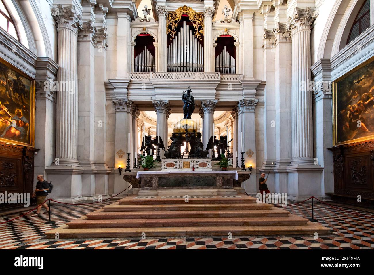 Altar, Chiesa, Kirche San Giorgio Maggiore , Venedig, Venetien, Italien Stock Photo