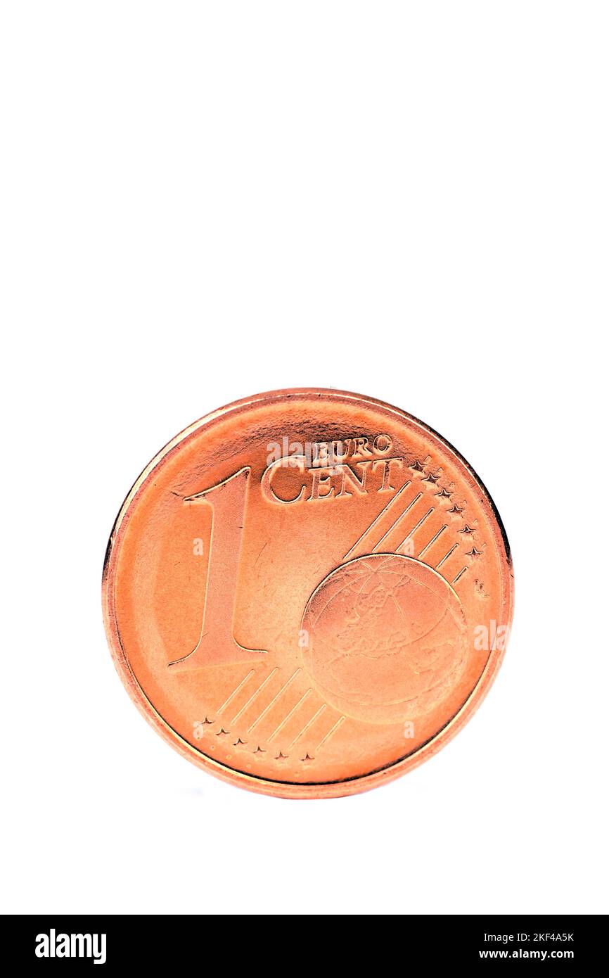 1 Euro Cent Münze Stock Photo