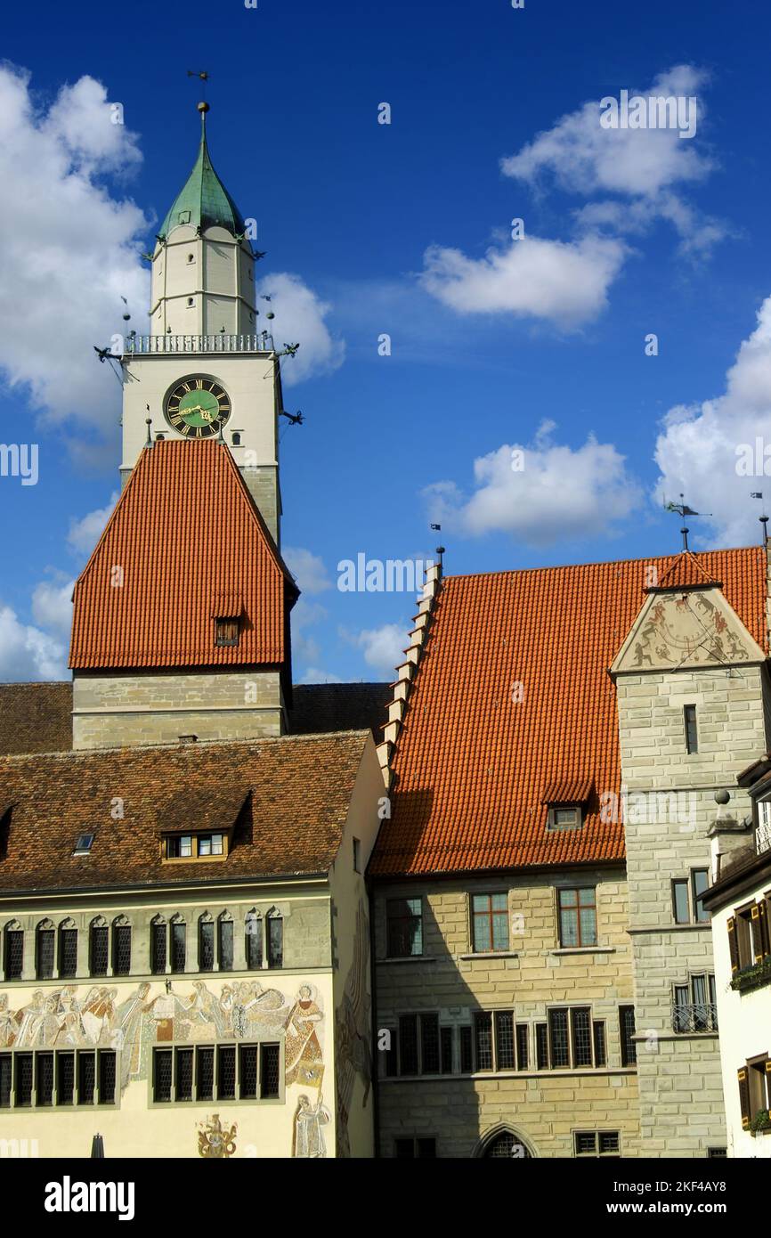 Das Münster in Überlingen am Bodensee, Gotik, Spätgotik, Gotteshaus, Religion, Stock Photo