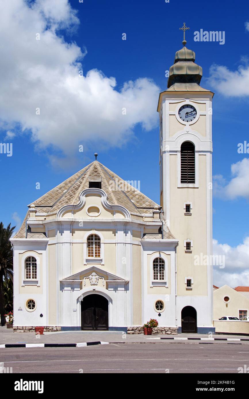 Evangelischlutherische Kirche in Swakopmund, Namibia, Afrika Stock