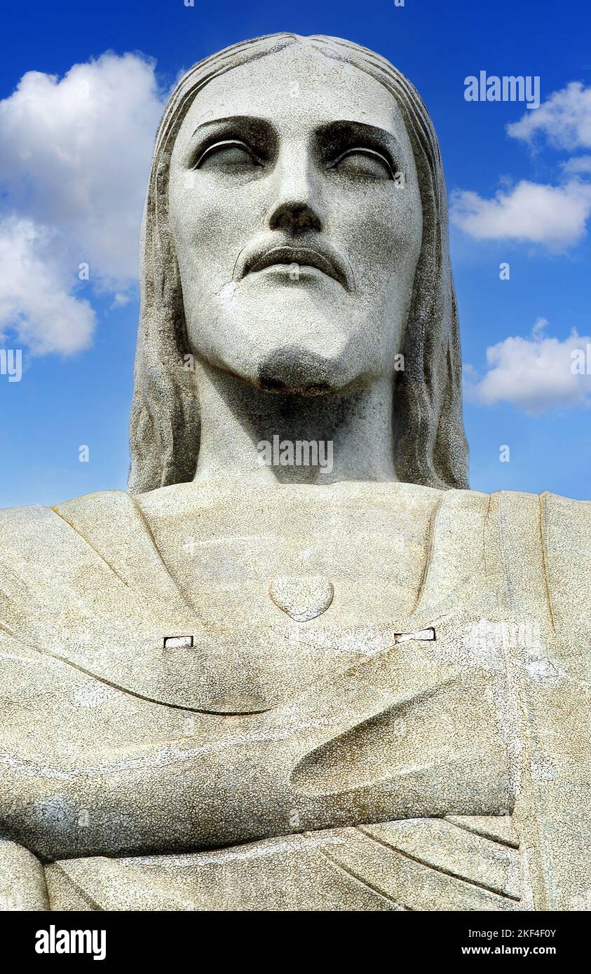 Die Corcovado Jesus Statue in Rio de Janeiro, Brazil Stock Photo - Alamy