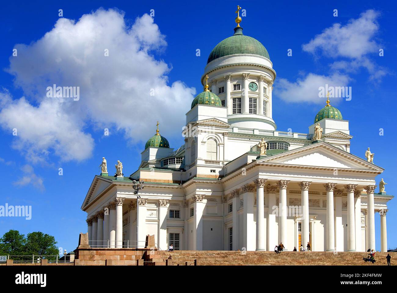 Der Dom Von Helsinki In Finnland Hauptstadt Skandinavien Europa 