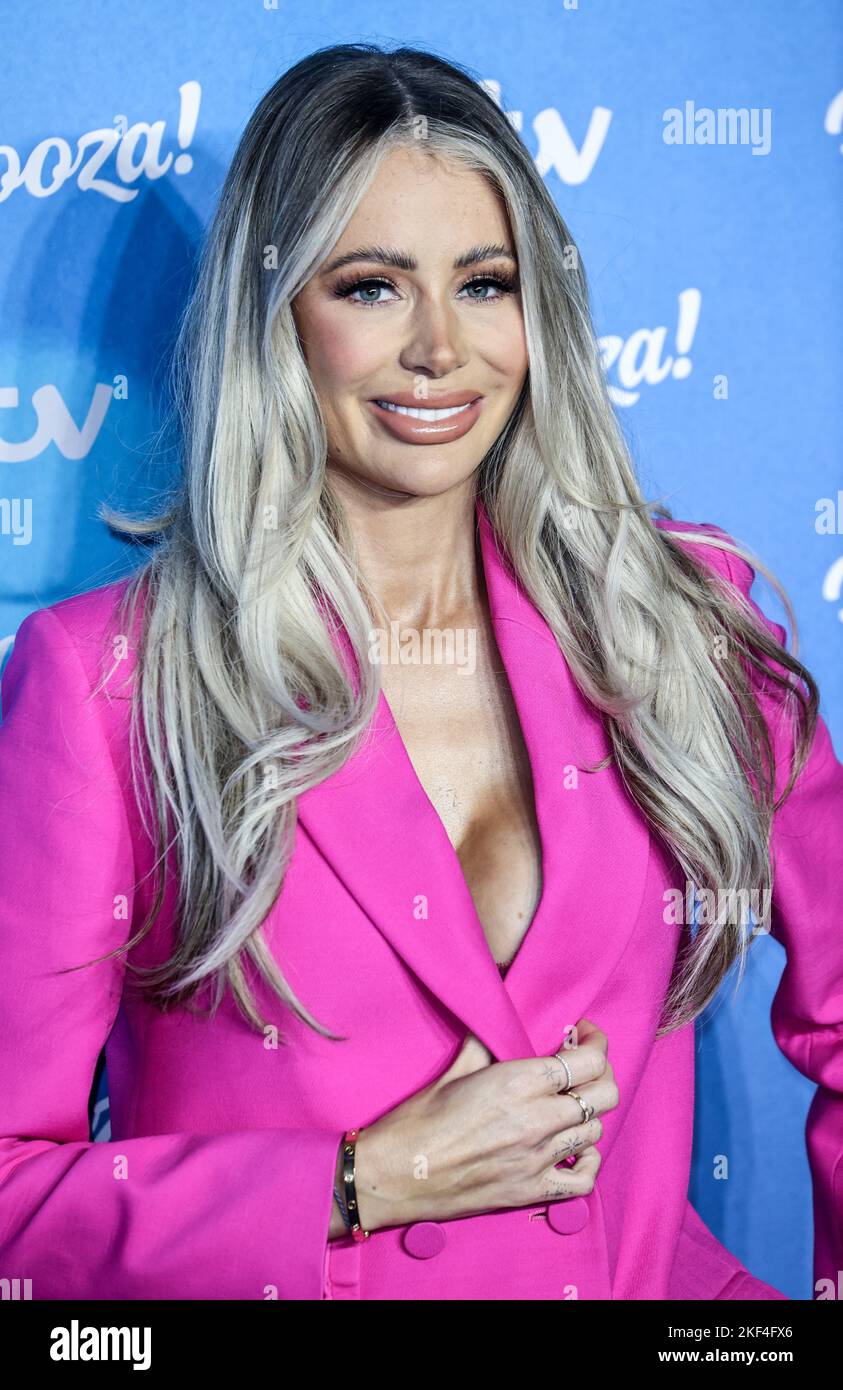 London, UK. 15th Nov, 2022. Olivia Attwood attends the ITV Palooza 2022