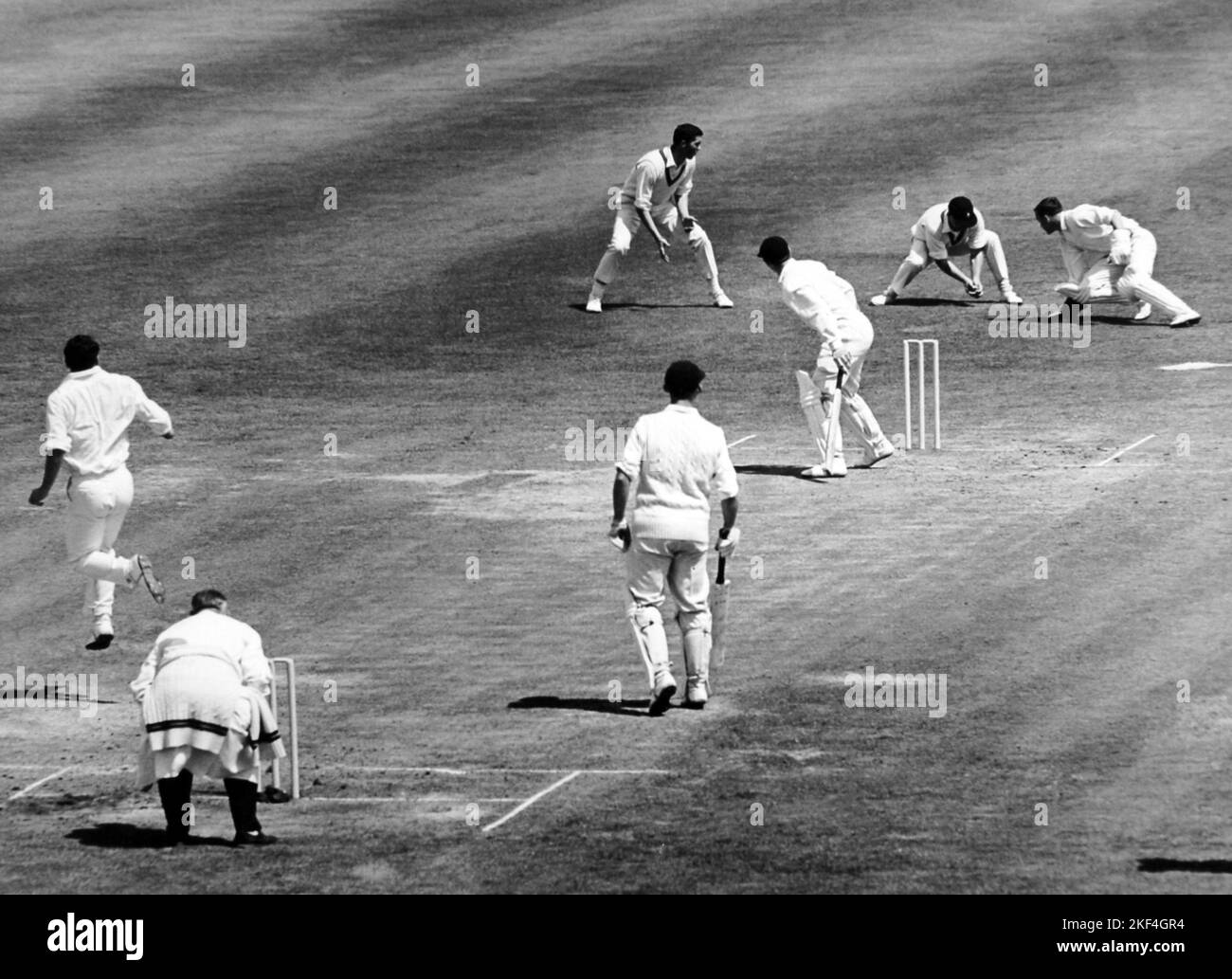 Action from the test match between England and South Africa at Lord's
