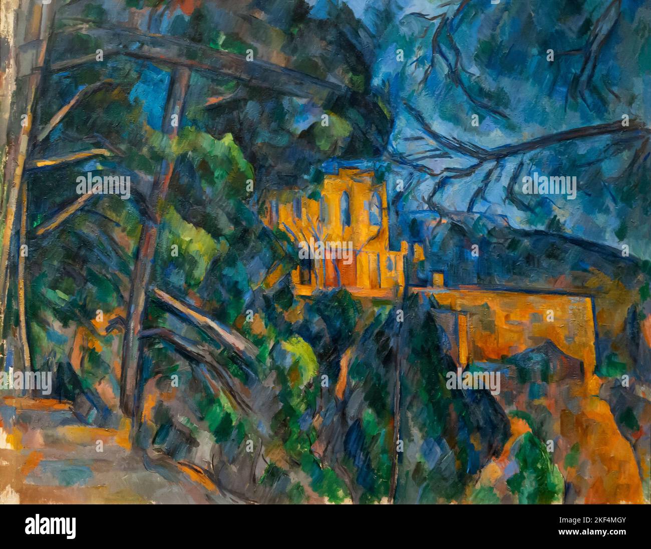 Chateau Noir, Paul Cezanne, 1900-1904, National Gallery of Art, Washington DC, USA Stock Photo