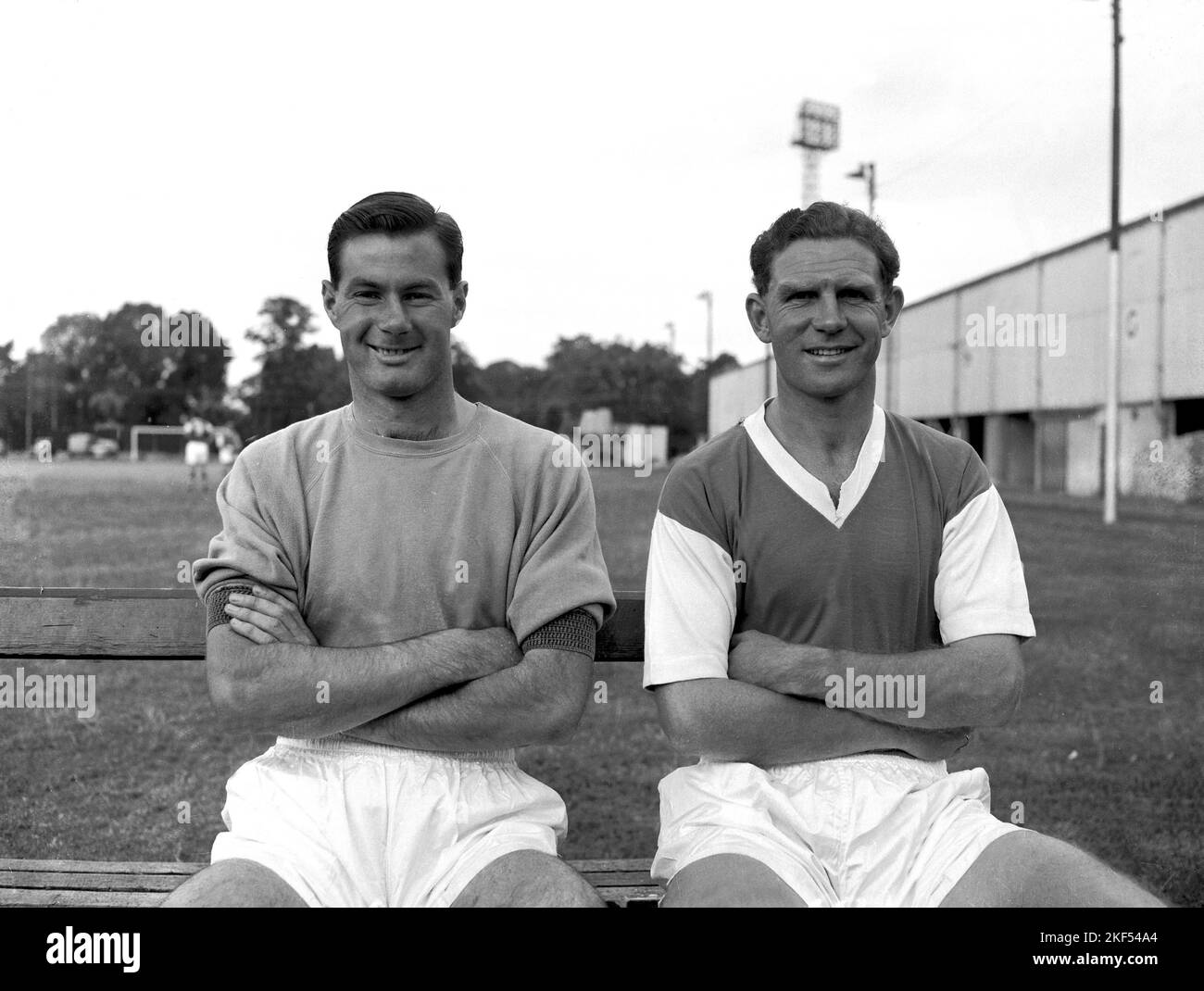(LR) Roy Bailey and John Elsworthy, Ipswich Town Stock Photo Alamy