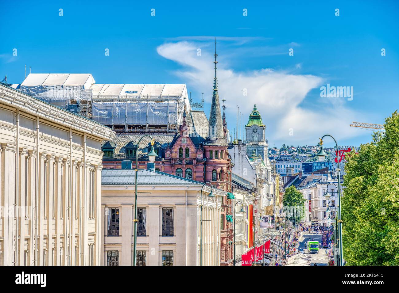 Oslo landmarks, Norway Stock Photo