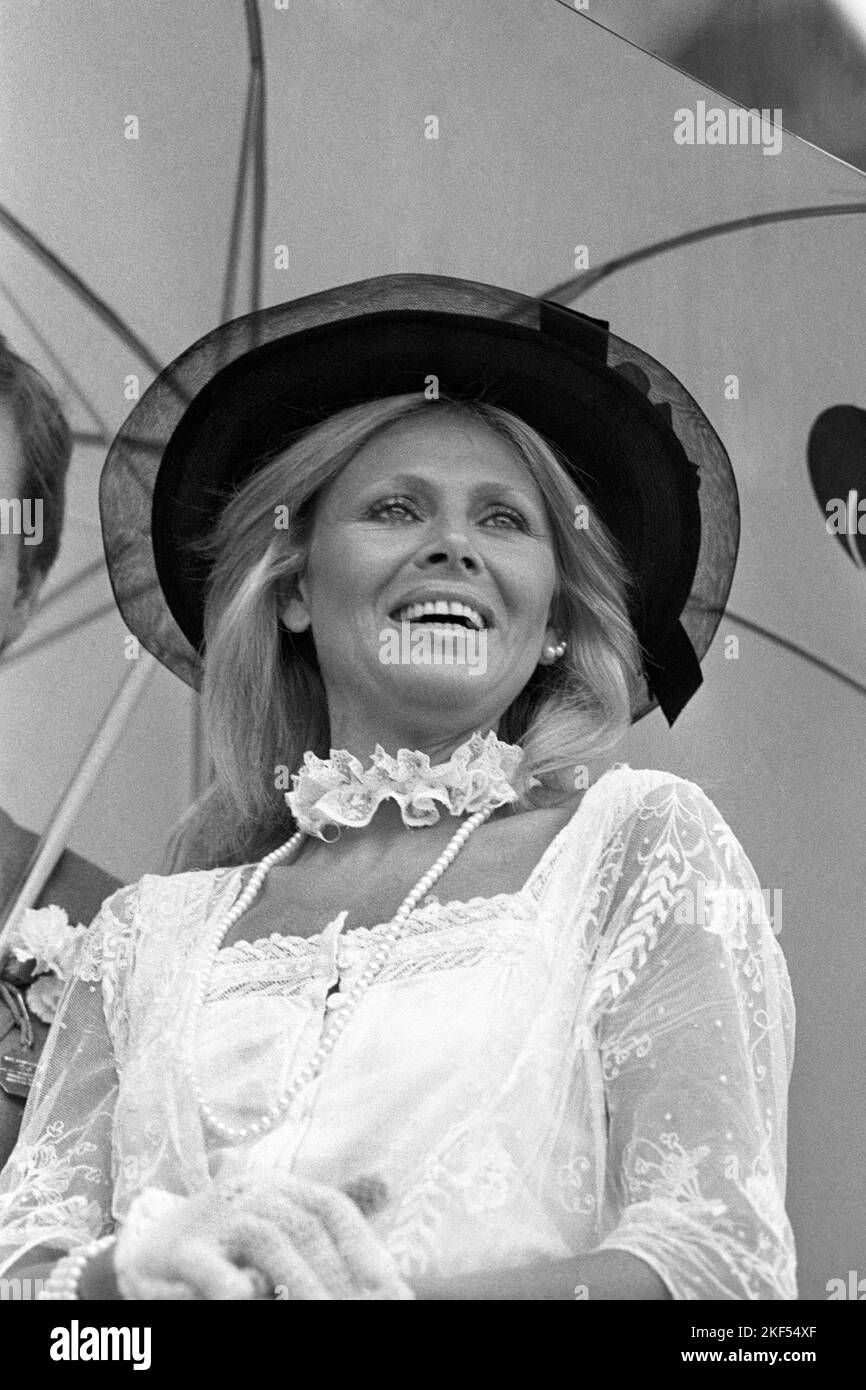 Actress Britt Ekland Stock Photo - Alamy