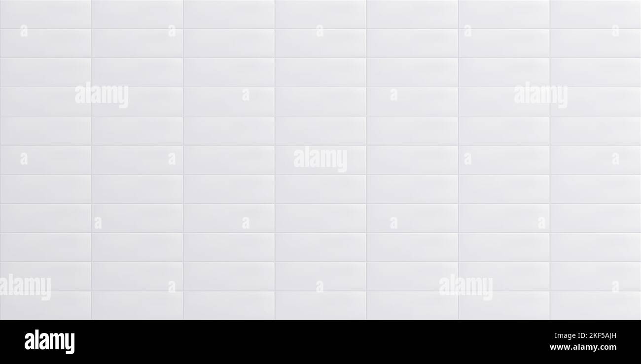 White bathroom tile, clean ceramic wall surface Stock Vector Image