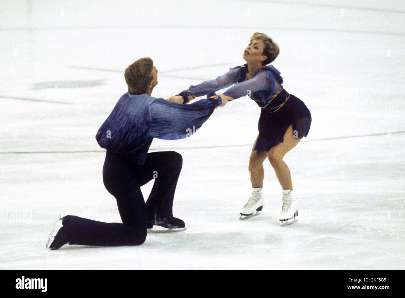 Great Britain's Jayne Torvill and Christopher Dean performing their ...