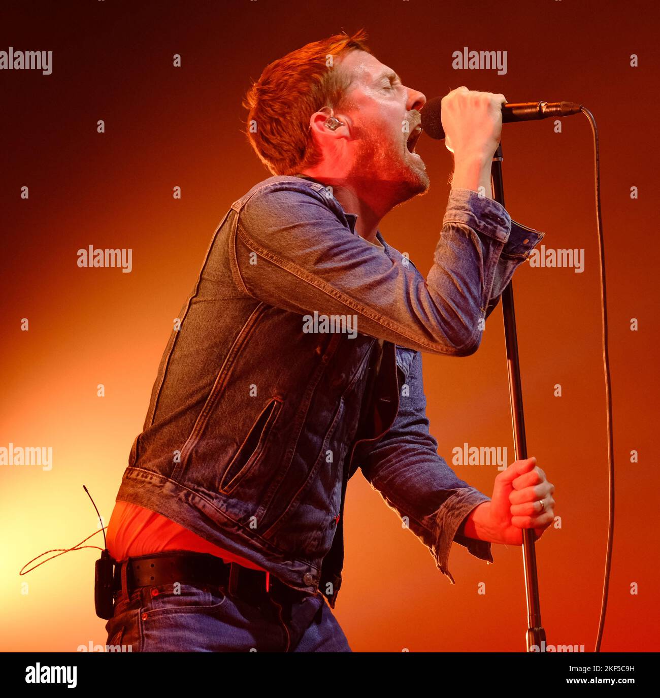 Plymouth UK 15th November 2021. Kaiser Chiefs performing at The Plymouth Pavilion during their UK tour. Credit: charlie bryan/Alamy Live News Stock Photo