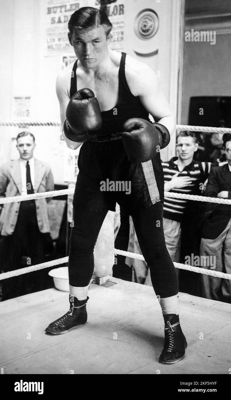 Welsh boxer, Tommy Farr, known as 'The Tonypandy Terror', British