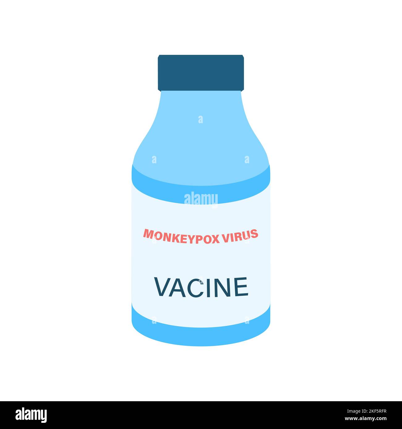 Vacine for MONKEYPOX virus icon Stock Vector