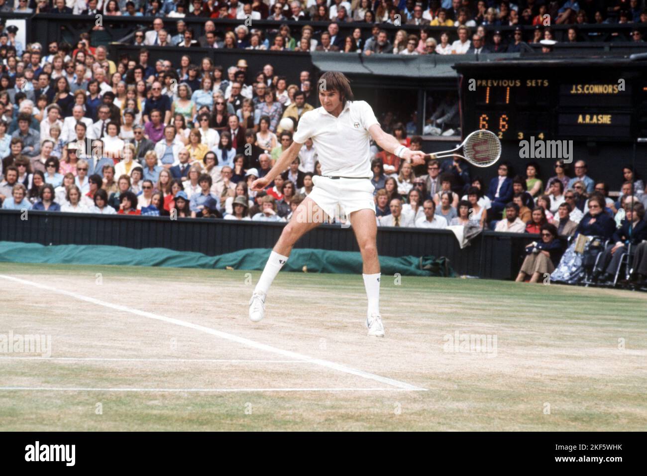 Photo Vintage 1970s - Jimmy Connors Vs Vitas Gerulaitis, Tennis, Neuf