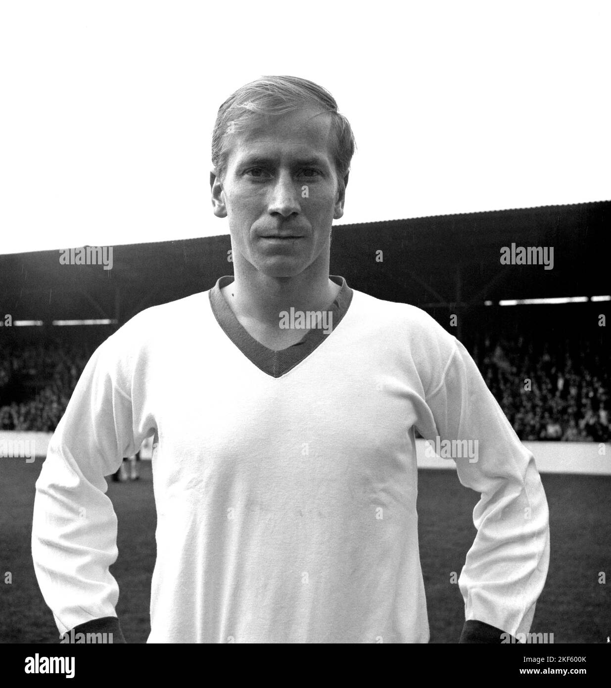 Photo Historique Bobby Charlton - Manchester United 1965 - Tirage Ancien