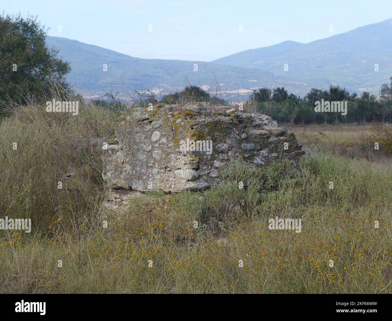Turkish bath ruins in Basilia, Thessaloniki, Greece Stock Photo Alamy