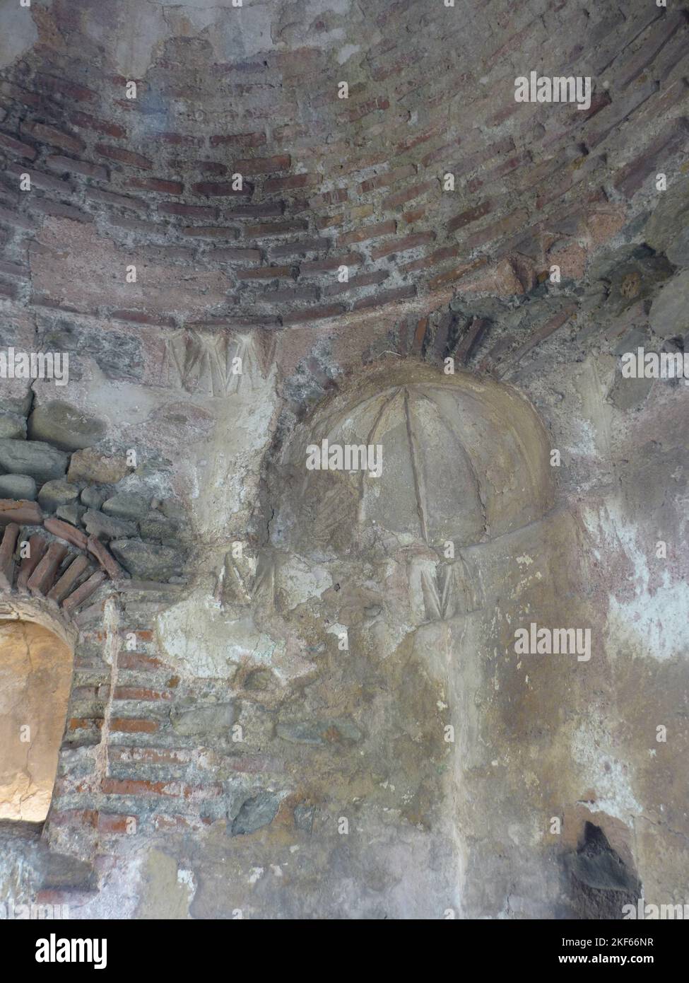 Turkish bath ruins in Basilia, Thessaloniki, Greece Stock Photo Alamy