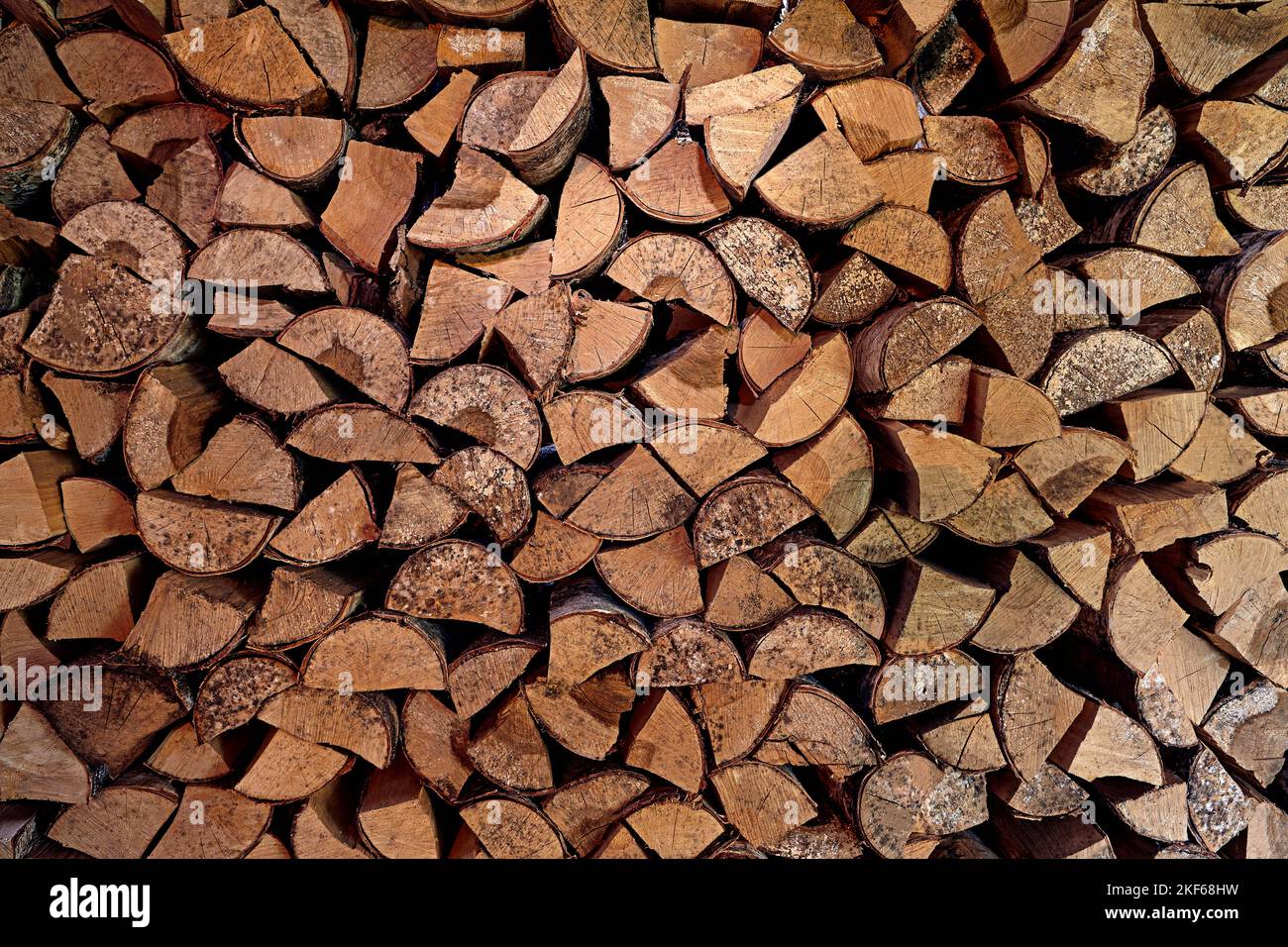 Wooden logs, beams, firewood, frame. A lot of wood. Wooden log wooden