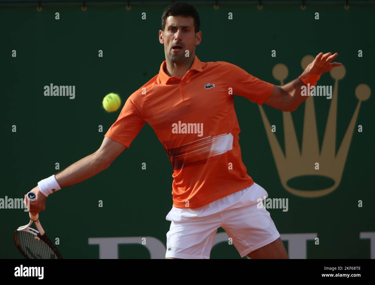 Novak Djokovic of Serbia during the Rolex MonteCarlo Masters 2022, ATP