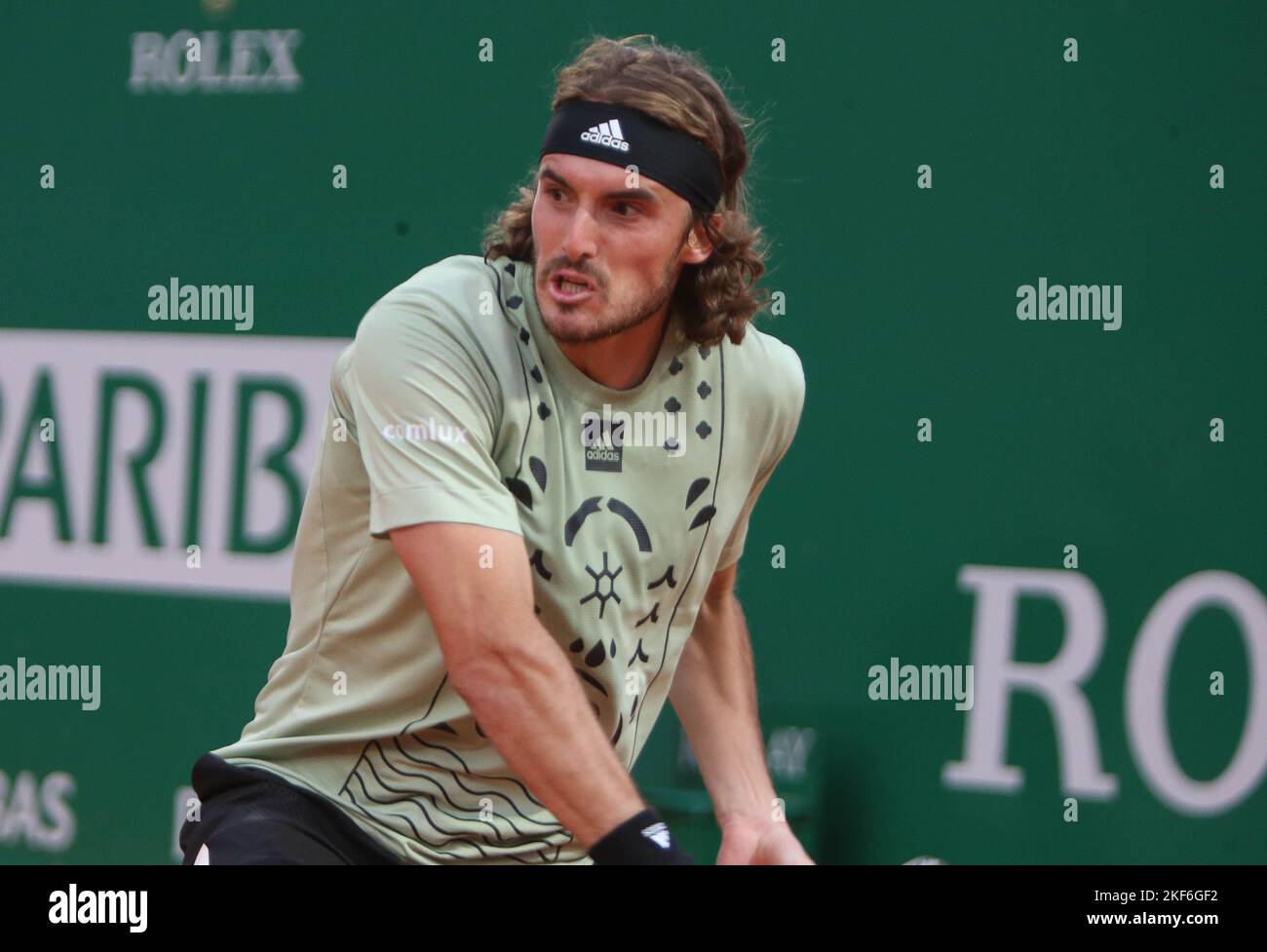 Stefanos Tsitsipas of Greece during day 3 of the Rolex MonteCarlo