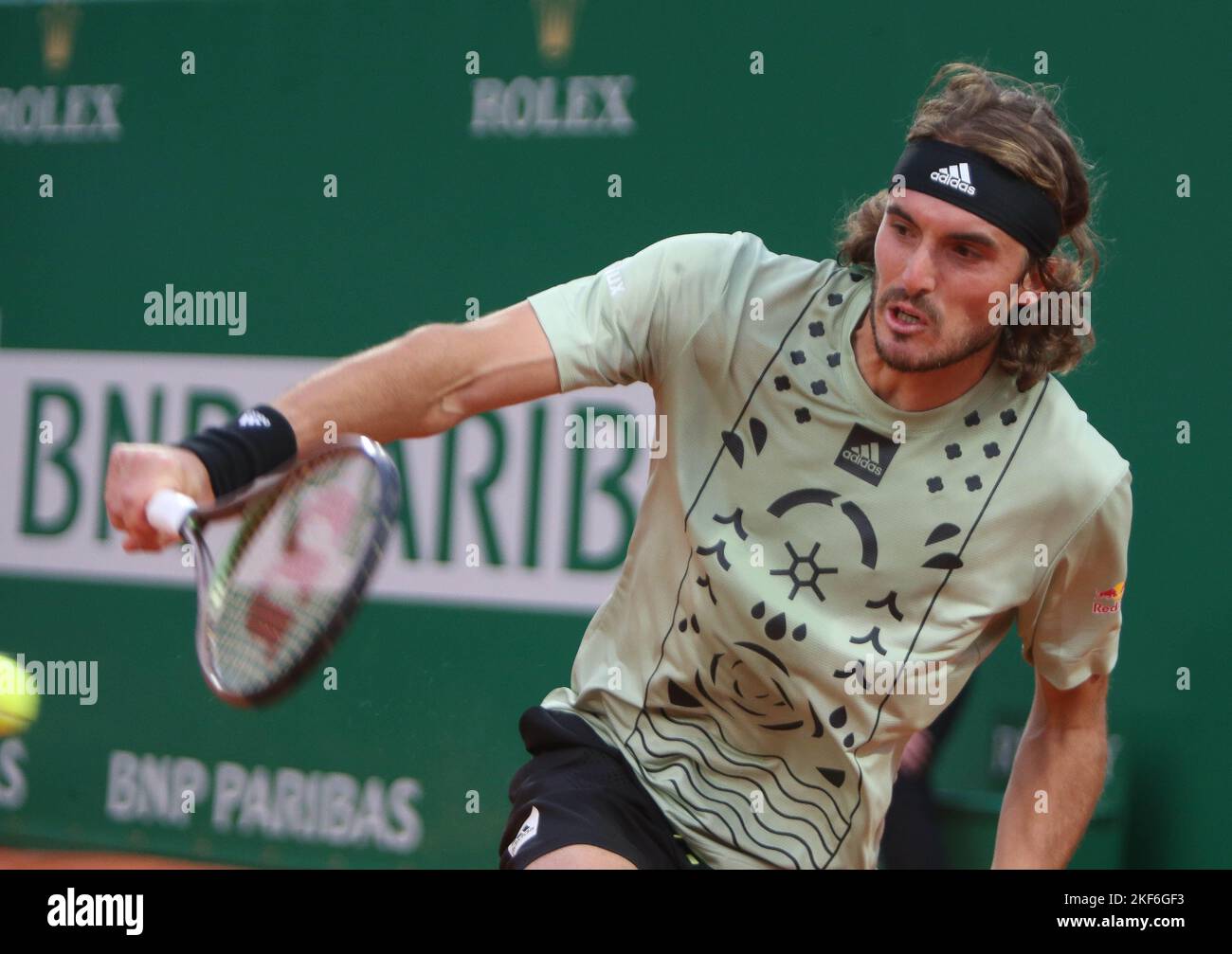 Stefanos Tsitsipas of Greece during day 3 of the Rolex MonteCarlo
