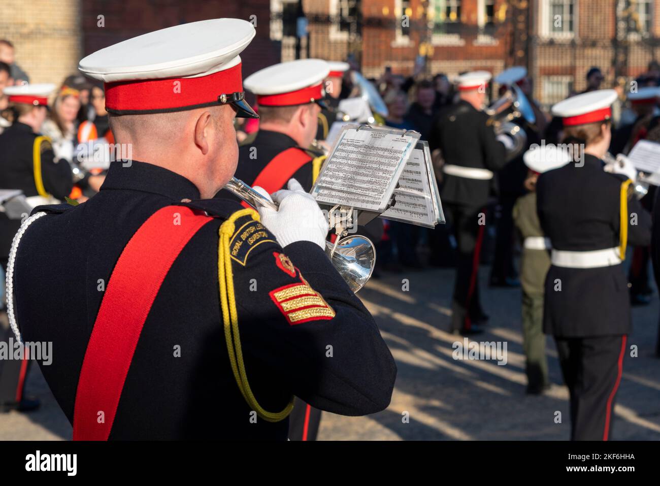 SURBITON RBL YOUTH MARCHING BAND playing Aces High, Luftwaffe March, by