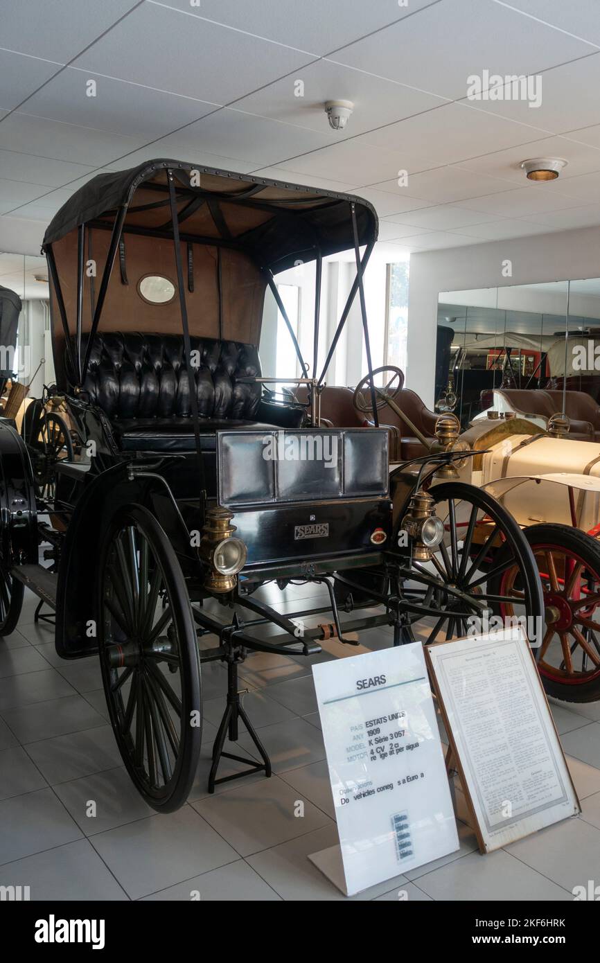 Sears model K series 3 057 (1909).USA.Automobile Museum.Encamp.Andorra Stock Photo