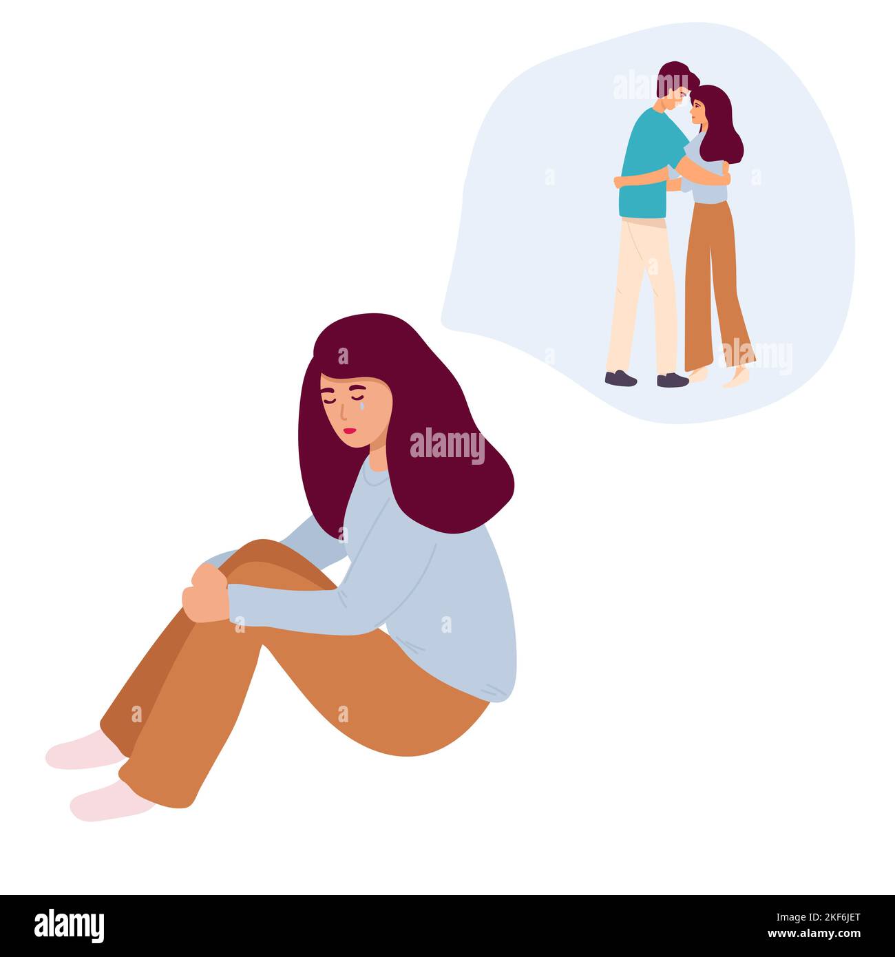 Separation Intimacy the girl remembers relationships and love with a man, separation ...