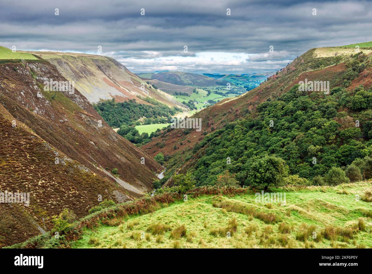 Dylife near Dylife in Powys. This amazing landscape is easily