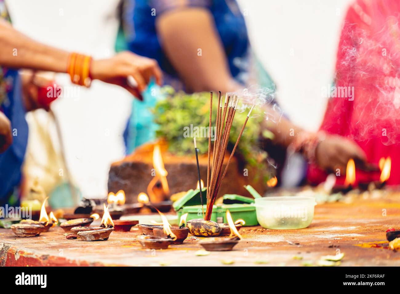 Sacrifices of incense hi-res stock photography and images - Alamy