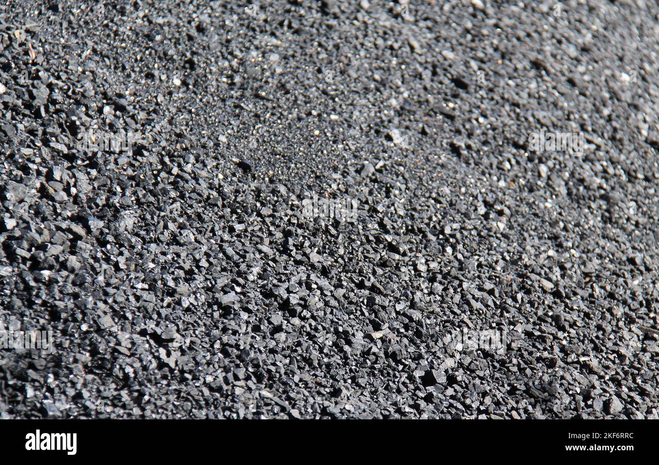 A Background Texture Image of Boiler Coal Fuel. Stock Photo