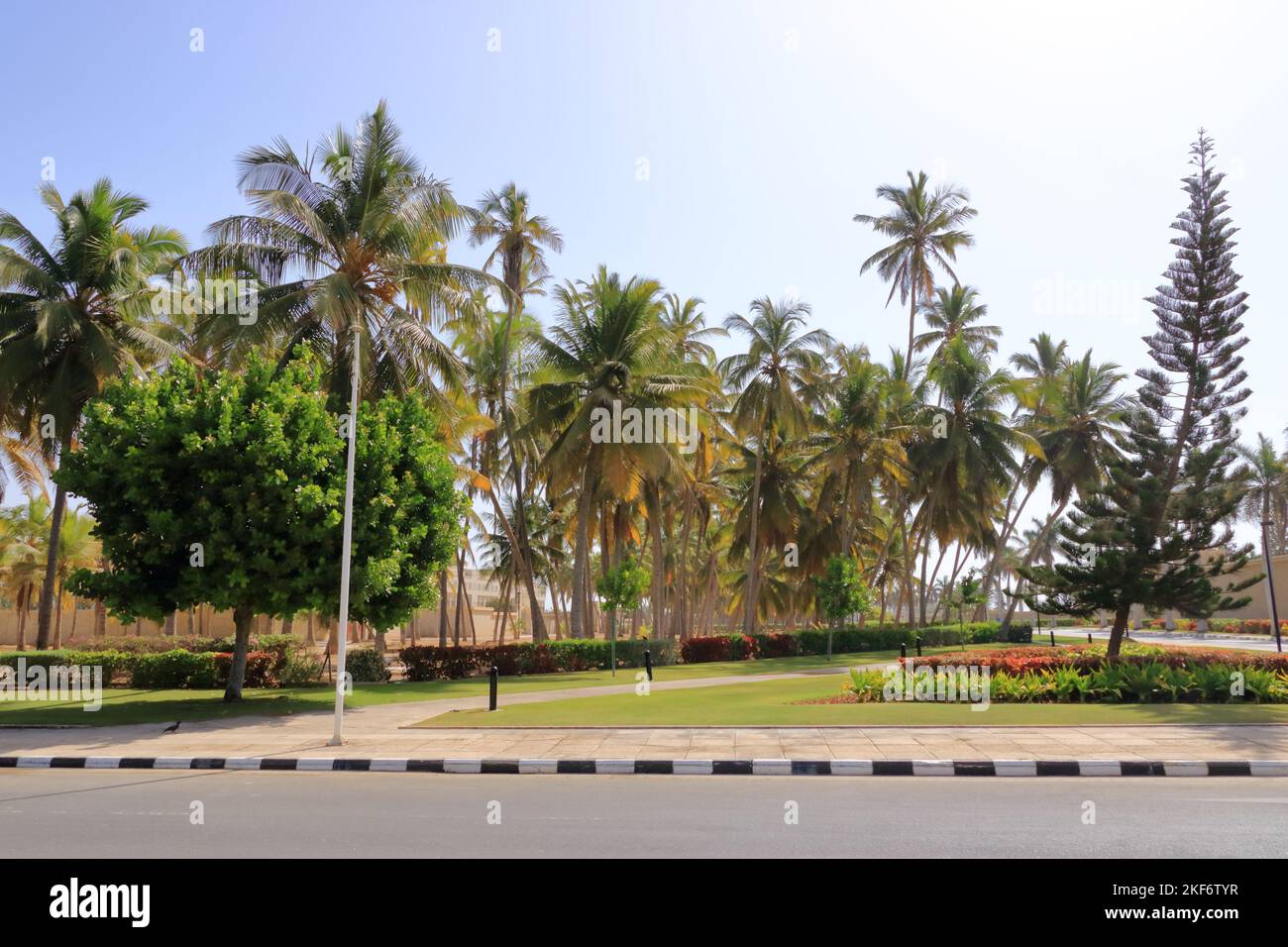 Sultan Qaboos bin Said's AlHusn Palace in Salalah, Dhofar Province in