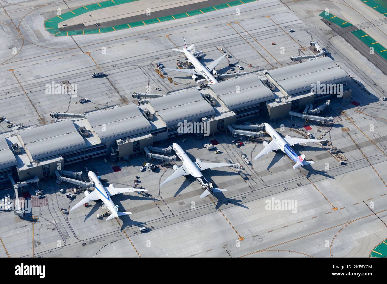 TBIT Terminal West Gates expansion at Los Angeles Airport LAX. Tom Bradley International
